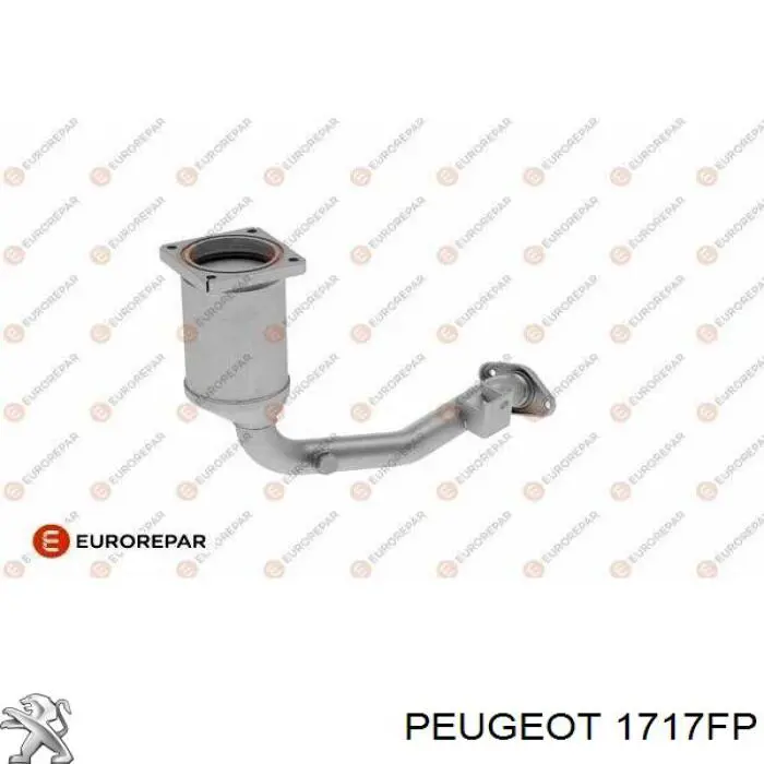 Центральная часть глушителя 1609220180 Peugeot/Citroen