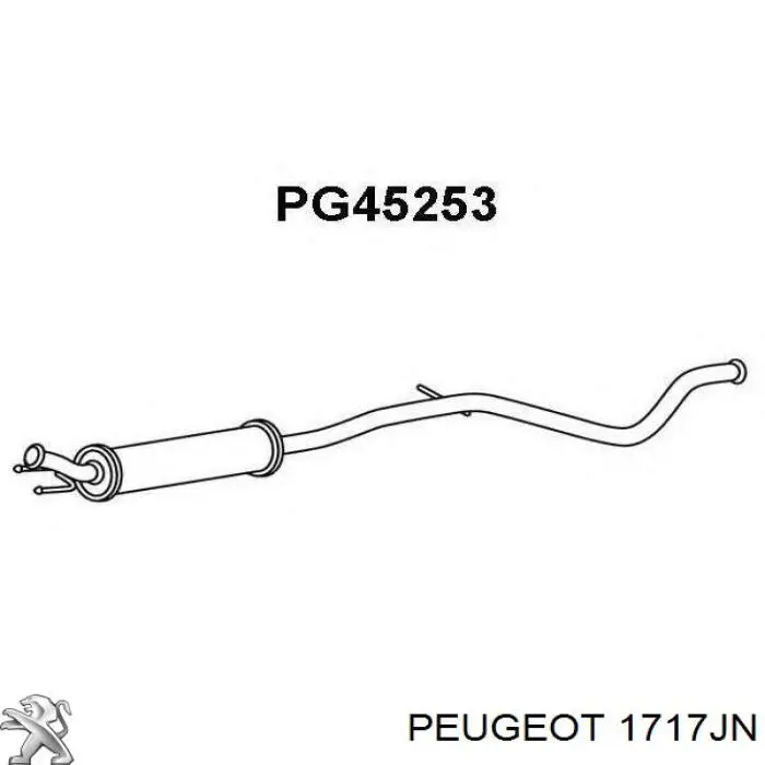 Глушитель, центральная часть Polmostrow 0411 цена, от 22.94 USD
