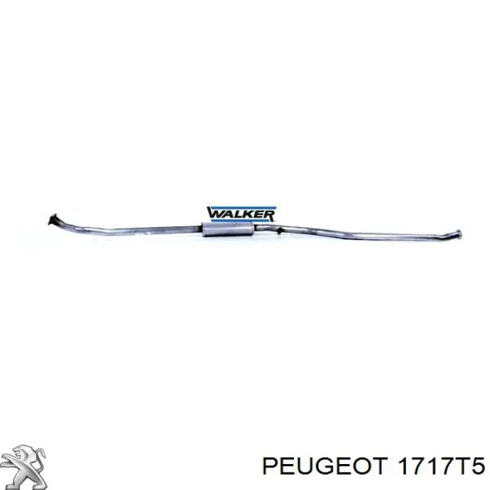Глушитель, центральная часть Peugeot/Citroen 1717P4 цена, от 37.28 USD