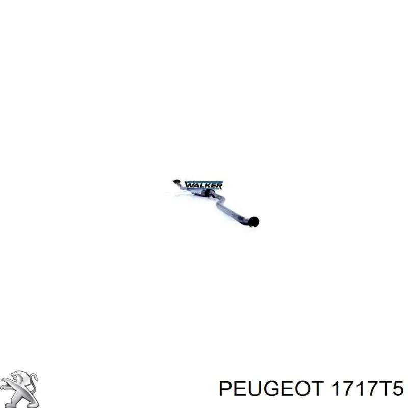 Купить 1717P4 Peugeot/Citroen Выхлоп центральный
