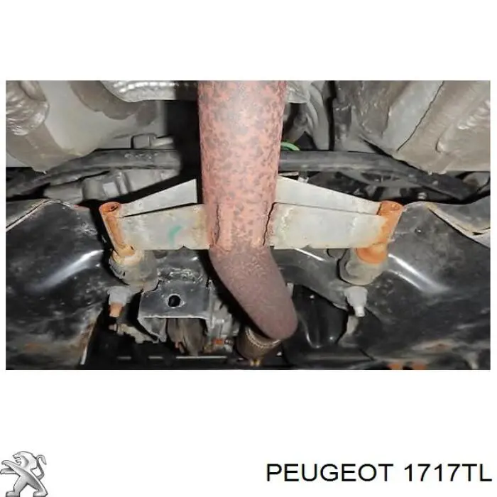 Глушитель, центральная часть Peugeot/Citroen 1717TL цена, от 53.64 USD