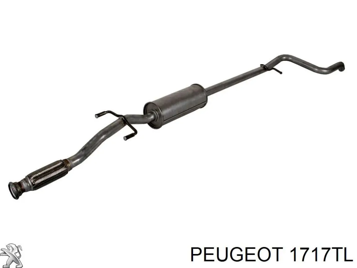 Купить 1717TL Peugeot/Citroen Выхлоп центральный