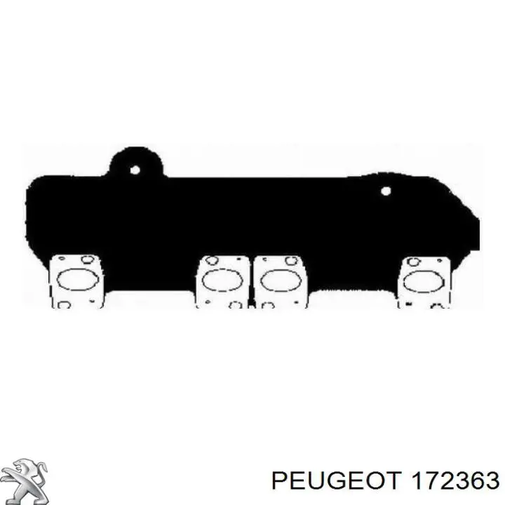 172363 Peugeot/Citroen прокладка коллектора