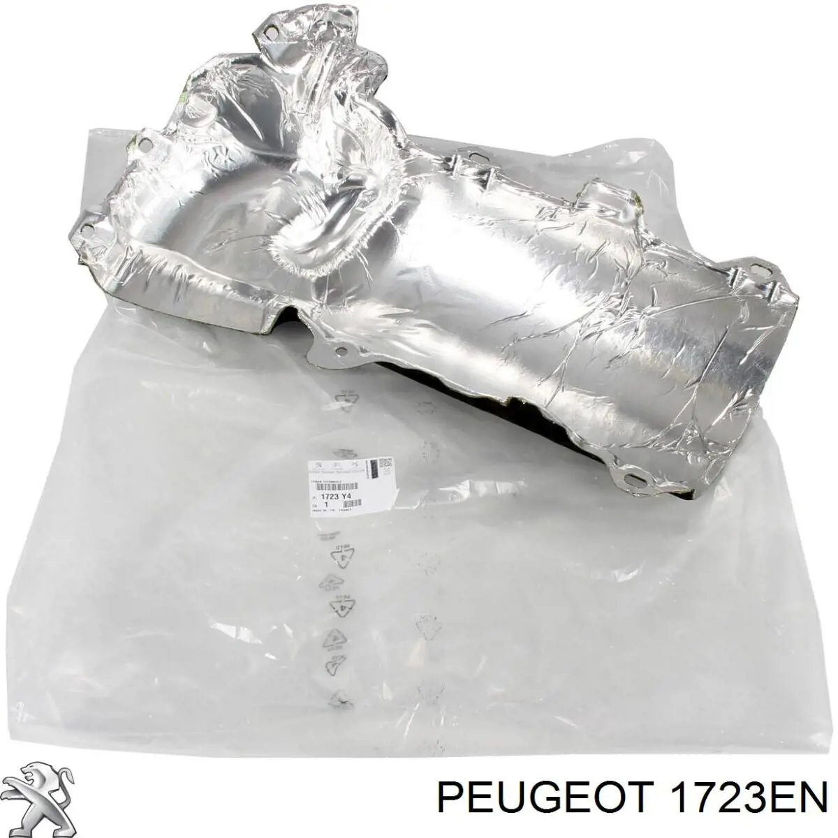 1723EN Peugeot/Citroen Тепловой экран выхлопной системы