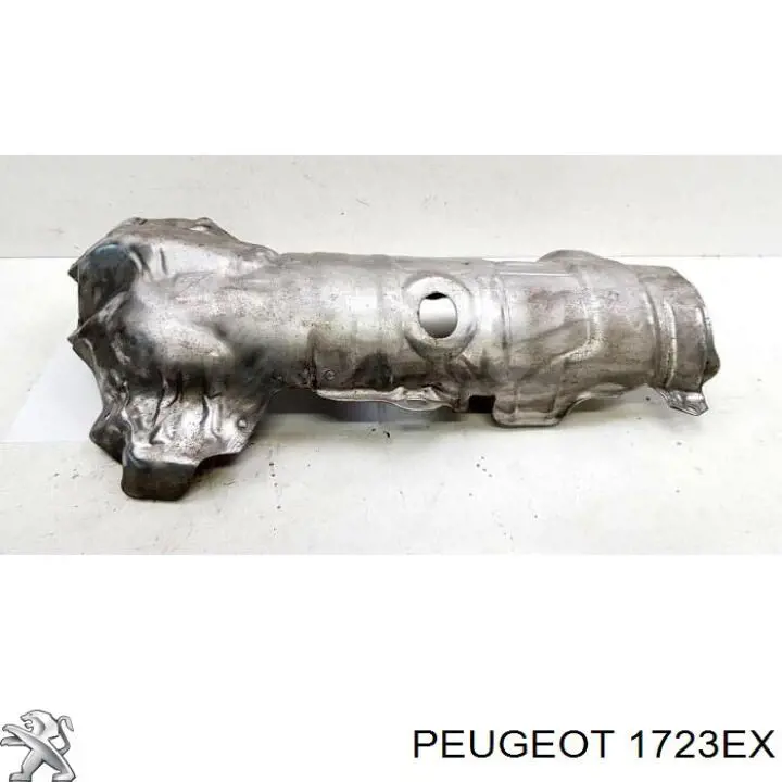 Proteção (tela térmica) de tubo coletor de escape para Peugeot 206 (2D)