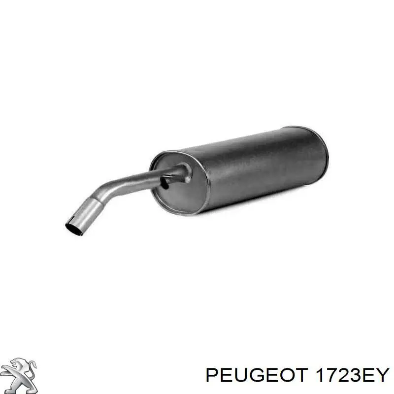 Защита (тепловой экран) выпускного коллектора 1723EY Peugeot/Citroen