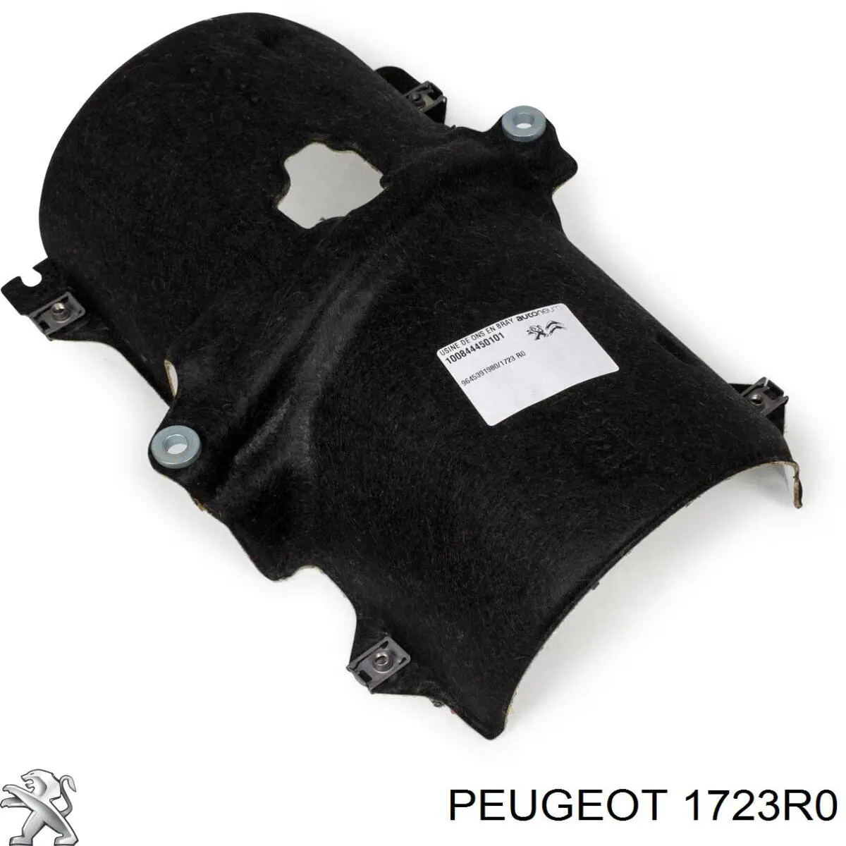 1723R0 Peugeot/Citroen proteção (tela térmica de tubo coletor de escape)