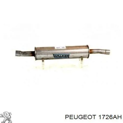 Silenciador posterior 1726AH Peugeot/Citroen