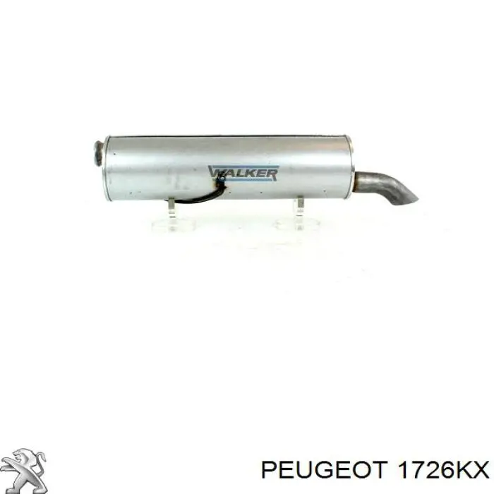 Выхлоп задний Peugeot/Citroen 1726KX цена, от 20.59 USD