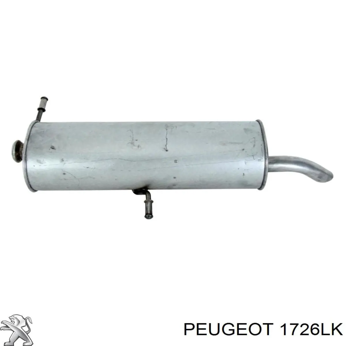 Silenciador posterior 1726LK Peugeot/Citroen