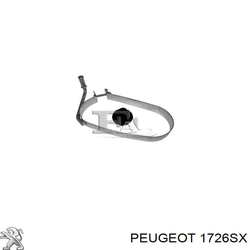 Выхлоп задний Peugeot/Citroen 1726SX цена, от 343.01 USD