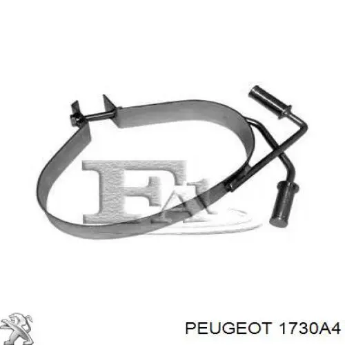 Выхлоп задний Peugeot/Citroen 1730A4 цена, от 58.64 USD