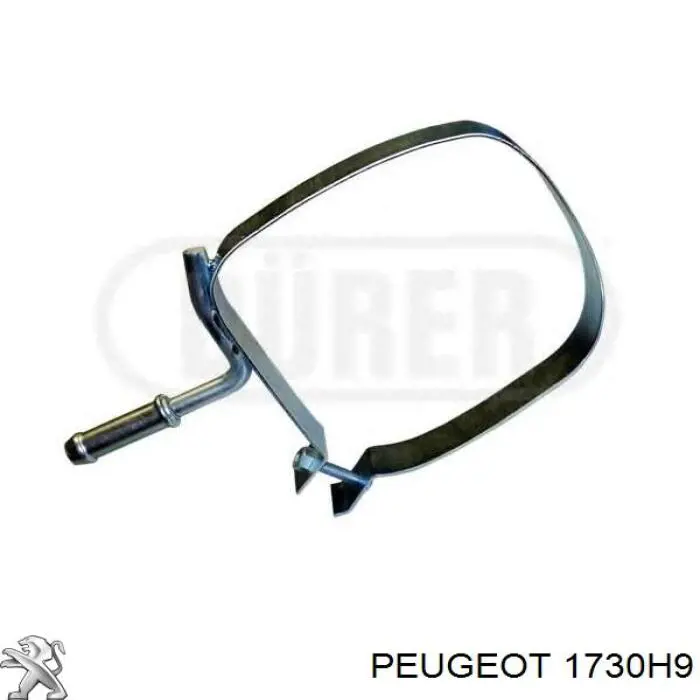 Silenciador posterior 1730H9 Peugeot/Citroen