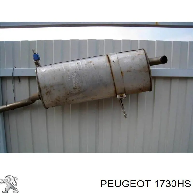 1730HS Peugeot/Citroen Выхлопная труба
