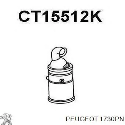 Катализатор 1730PN Peugeot/Citroen