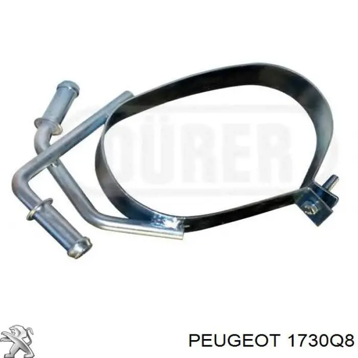 Купить 1730Q8 Peugeot/Citroen Глушитель задний