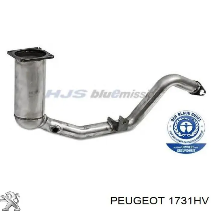Каталитический нейтрализатор отработавших газов Peugeot/Citroen 1731HV цена, от 477.67 USD