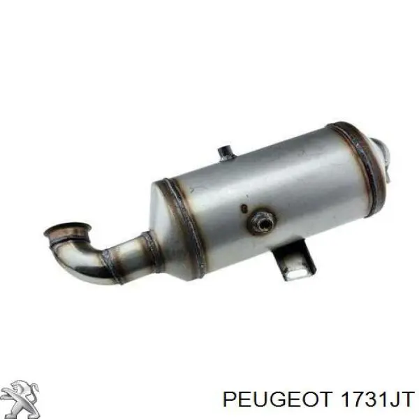 Filtro hollín/partículas, sistema escape 1731JT Peugeot/Citroen