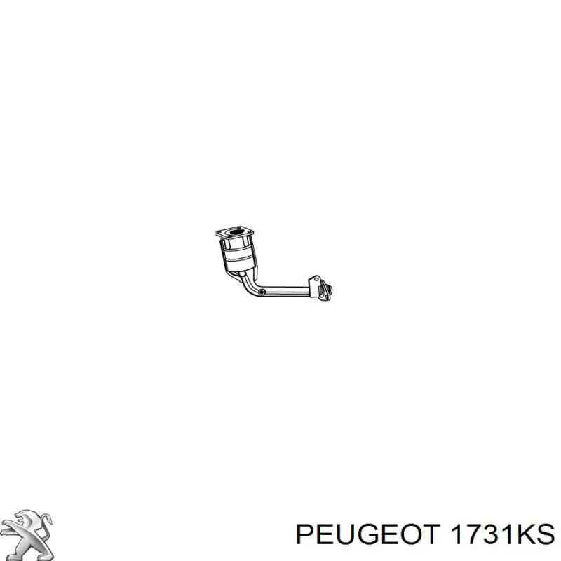 Каталитический нейтрализатор отработавших газов Peugeot/Citroen 1731KS цена, от 139.18 USD