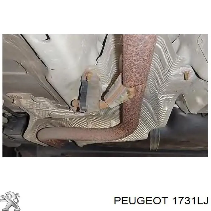 Глушитель, центральная часть Peugeot/Citroen 1731LJ цена, от 225.99 USD