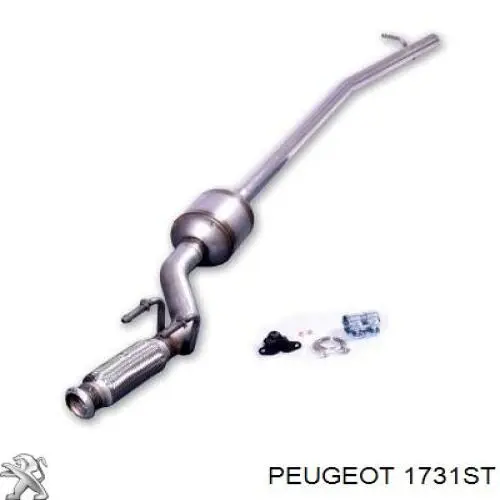 Купить 1731LK Peugeot/Citroen Передняя часть глушителя