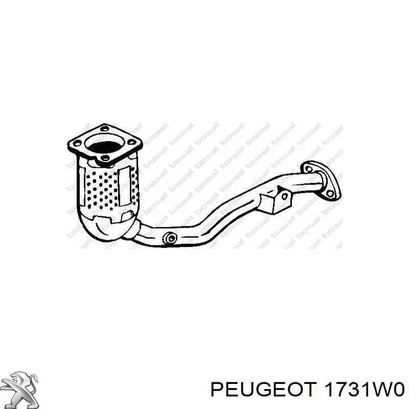 Катализатор 1731W0 Peugeot/Citroen