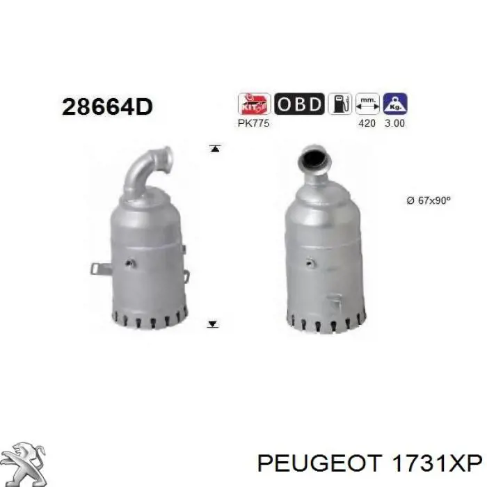 1731XP Peugeot/Citroen