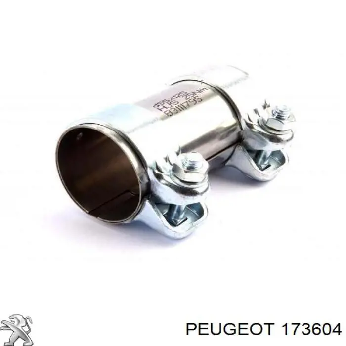 Abrazadera de silenciador trasera 173604 Peugeot/Citroen