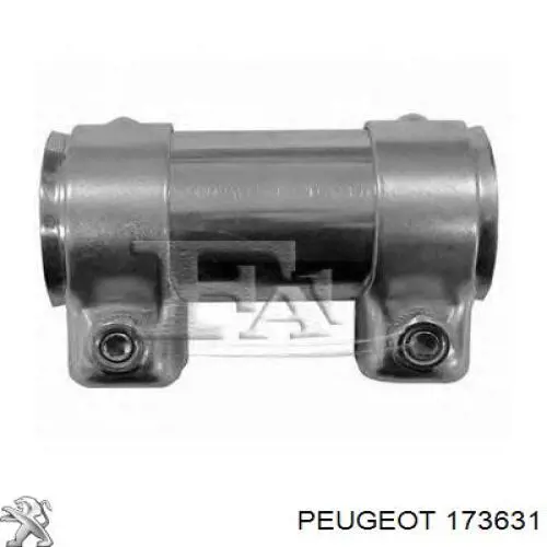 173631 Peugeot/Citroen хомут глушителя передний