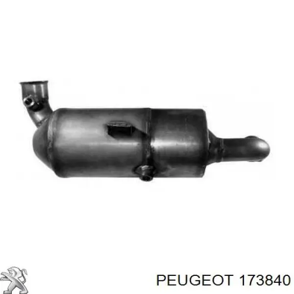 173840 Peugeot/Citroen сажевый фильтр системы отработавших газов