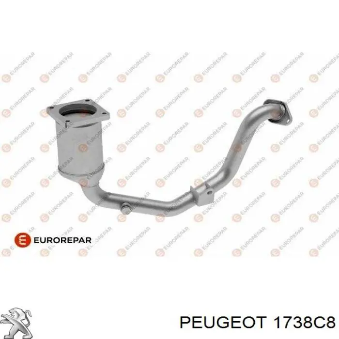 Катализатор Peugeot/Citroen 1738C8