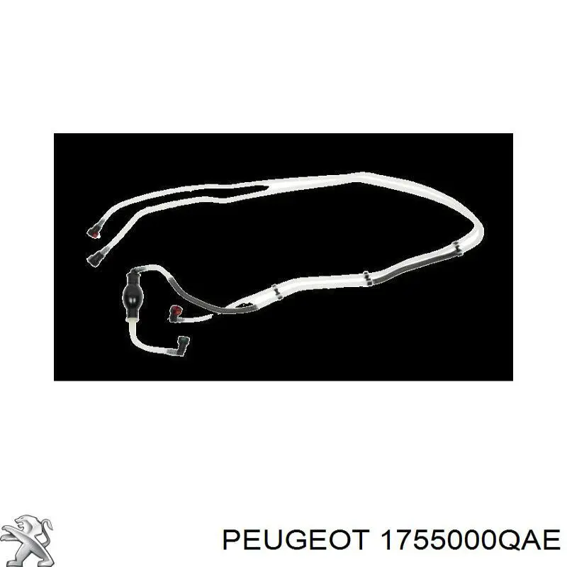 Трубка топливная, от бака к топливному фильтру Renault (RVI) 1755000QAE цена, от 55.27 USD