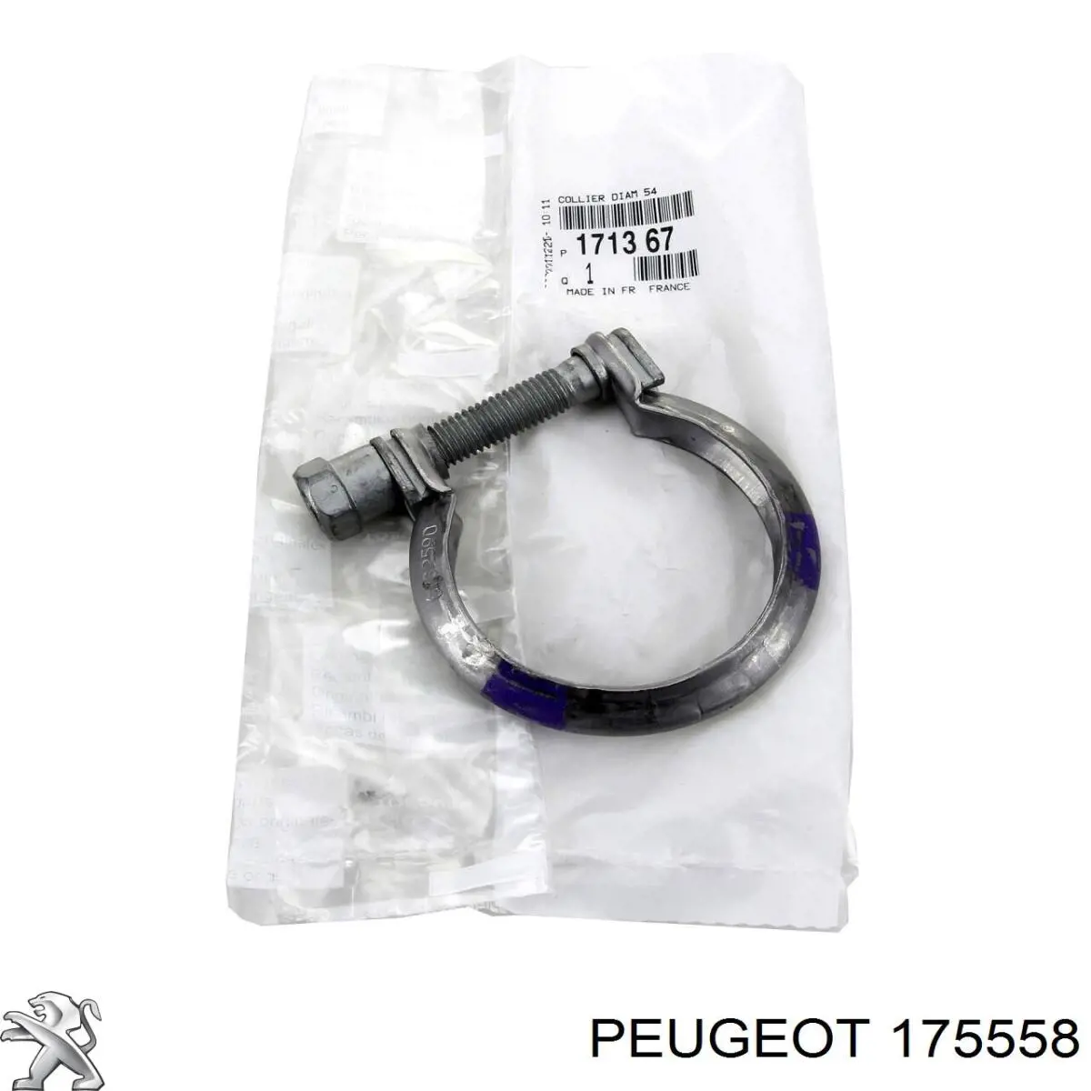175558 Peugeot/Citroen подушка крепления глушителя