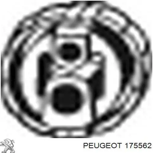 175562 Peugeot/Citroen подушка крепления глушителя