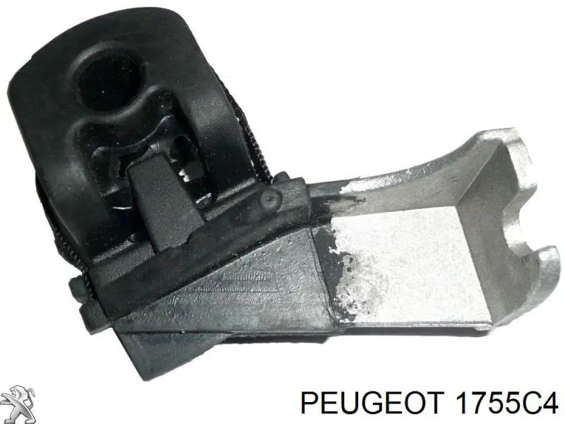 Хомут глушителя задний Peugeot/Citroen 1755C4