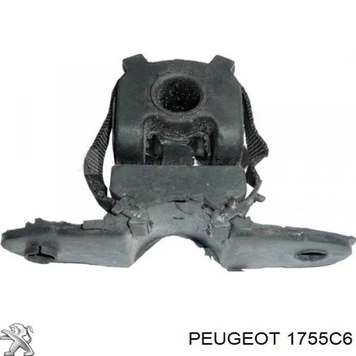 1755C6 Peugeot/Citroen хомут глушителя задний