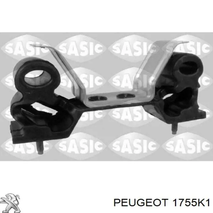 1755K1 Peugeot/Citroen braçadeira de silenciador dianteira