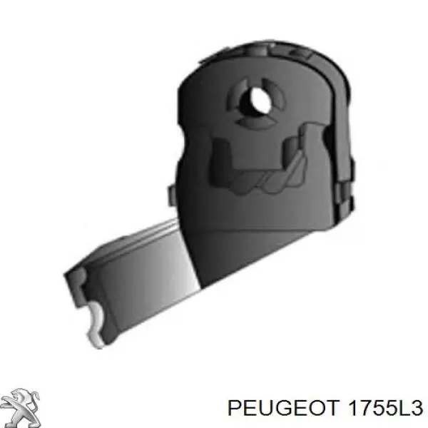 Abrazadera de silenciador trasera 1755L3 Peugeot/Citroen