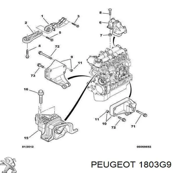 1803G9 Peugeot/Citroen 