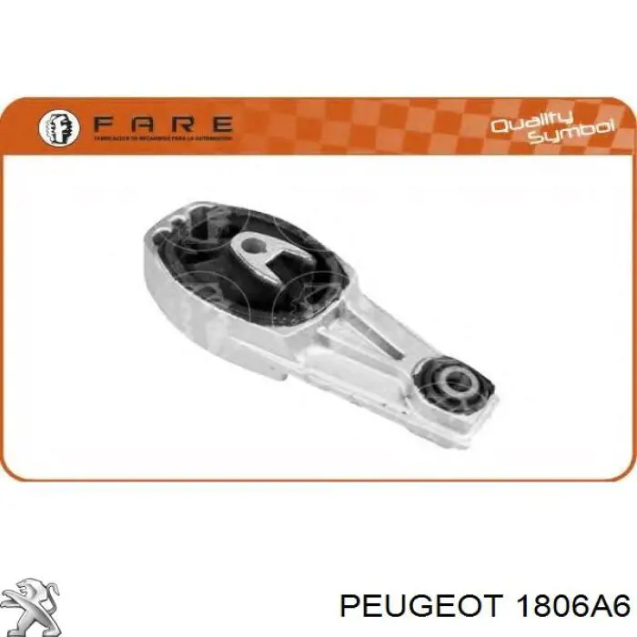 Compre 1806A6 Peugeot/Citroen Coxim (suporte) traseiro de motor