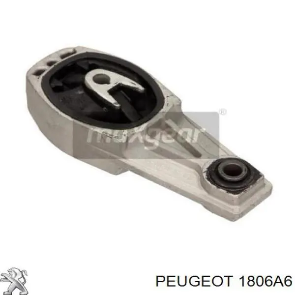Coxim (suporte) traseiro de motor 1806A6 Peugeot/Citroen