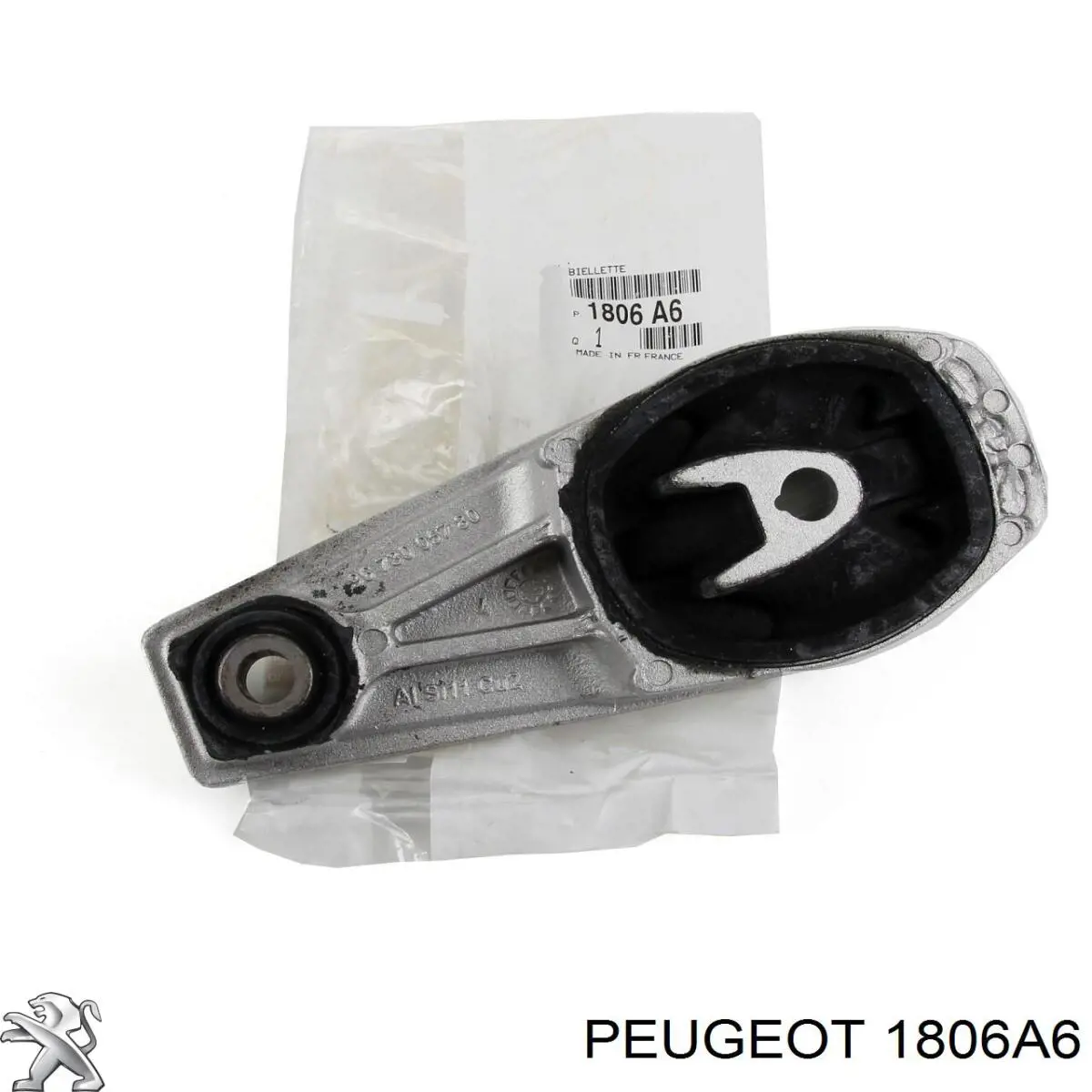1806A6 Peugeot/Citroen Coxim (suporte) traseiro de motor