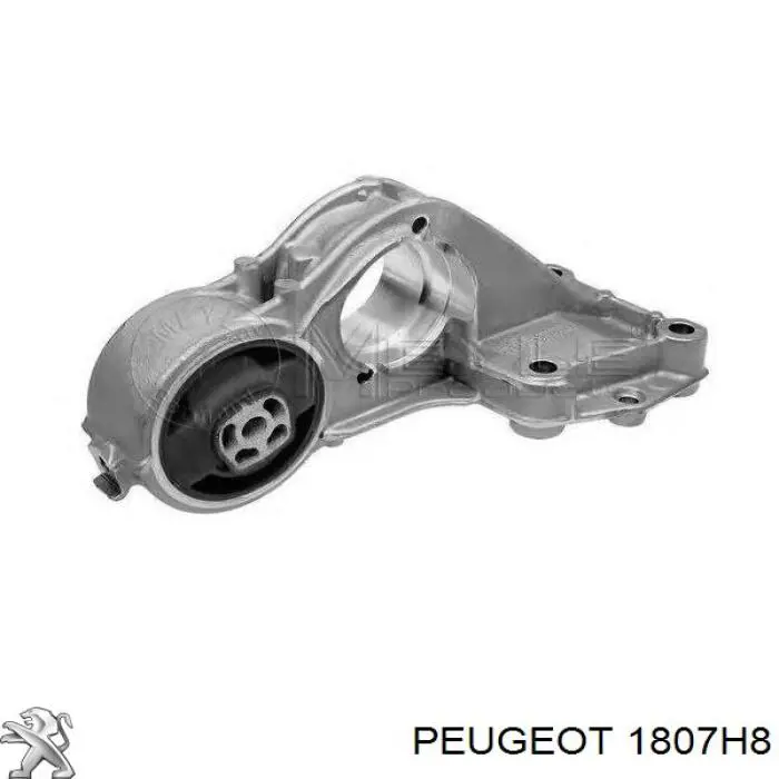 Soporte para taco de motor trasero 1807H8 Peugeot/Citroen
