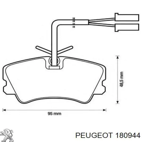 Задняя опора двигателя Peugeot/Citroen 180944