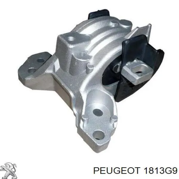 1813A0 Peugeot/Citroen coxim (suporte esquerdo de motor)