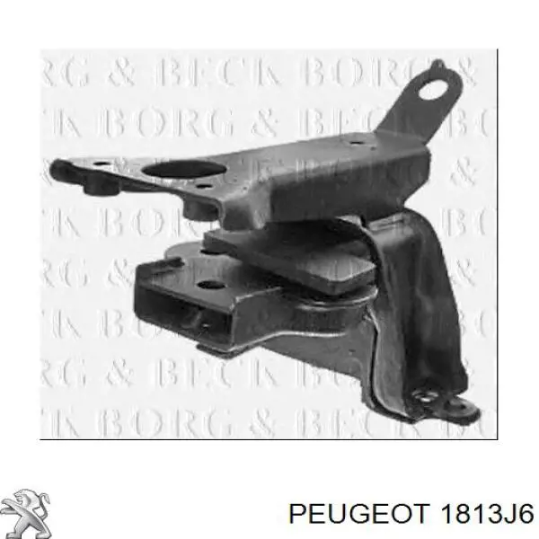 Левая подушка двигателя 1813J6 Peugeot/Citroen