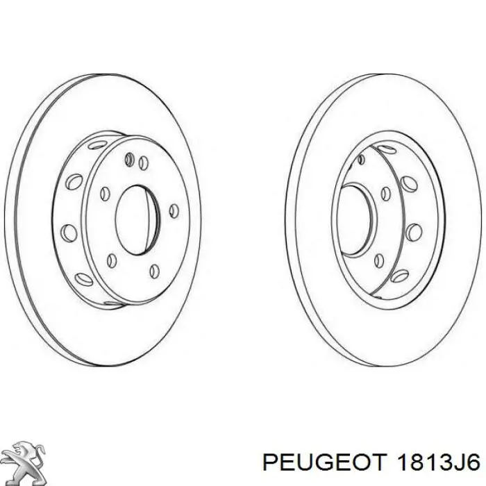 Купить 1813J6 Peugeot/Citroen Левая подушка двигателя