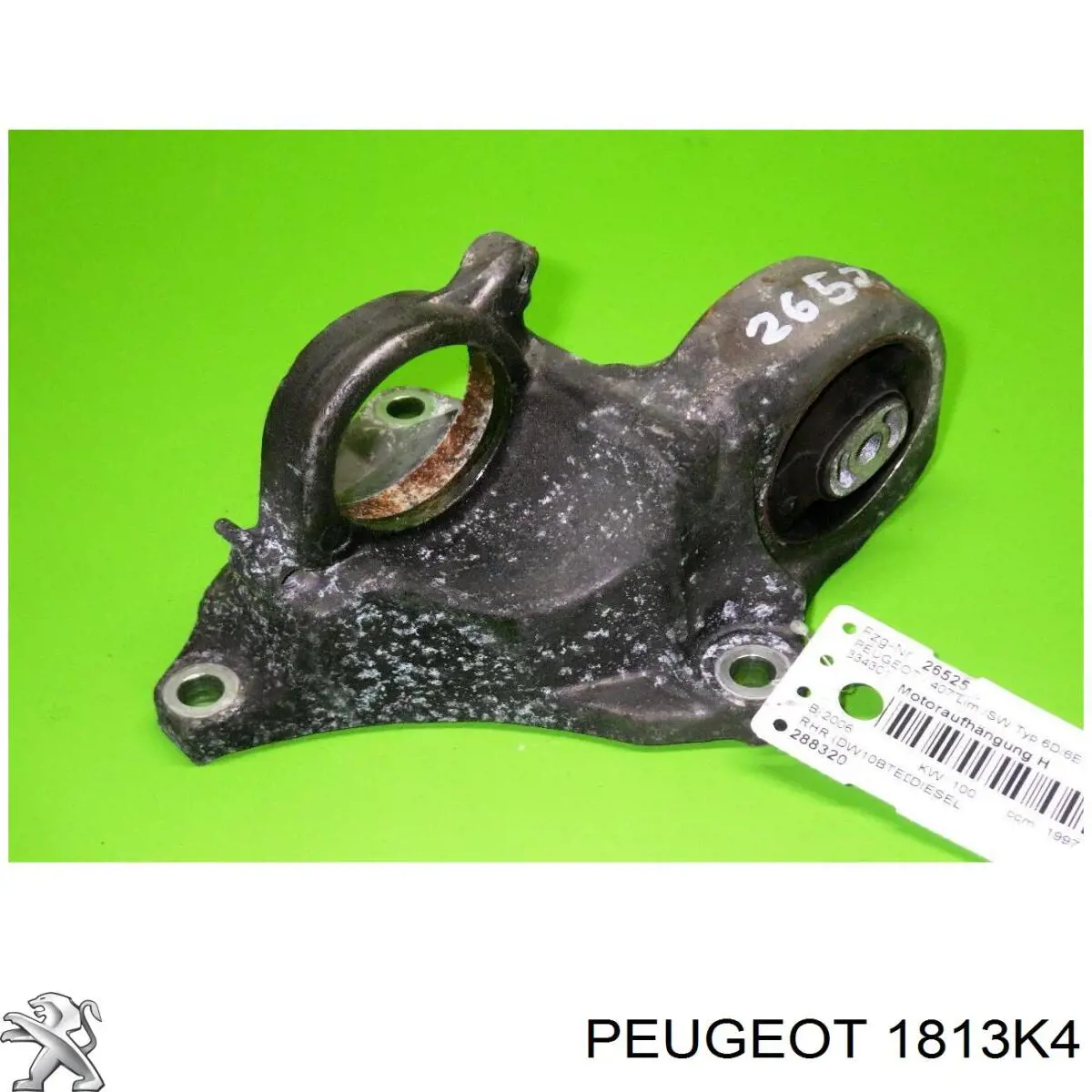 Левая подушка двигателя 1813K4 Peugeot/Citroen