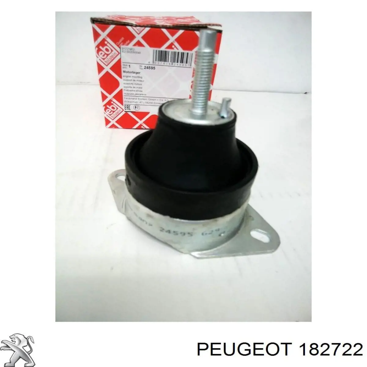 Правая подушка двигателя 182722 Peugeot/Citroen