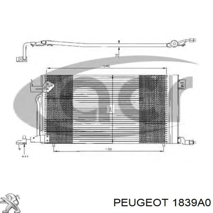Купить 1839A0 Peugeot/Citroen Правая опора двигателя
